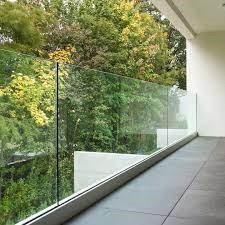 balustrade glass for luxury villa