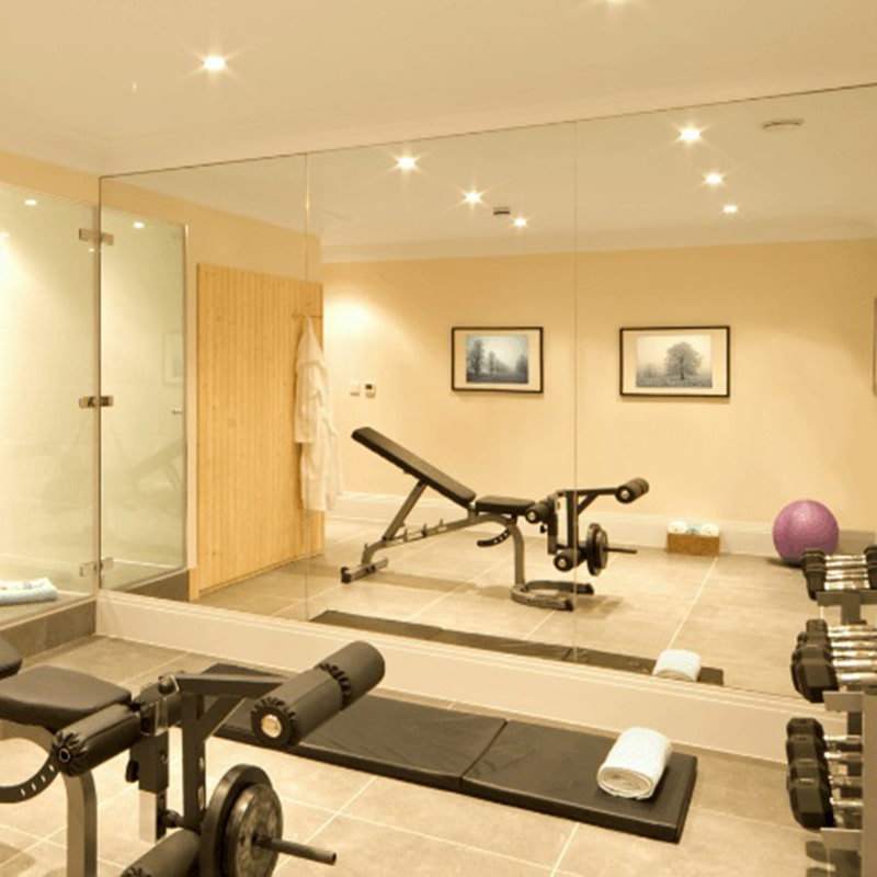 wall mirror installation