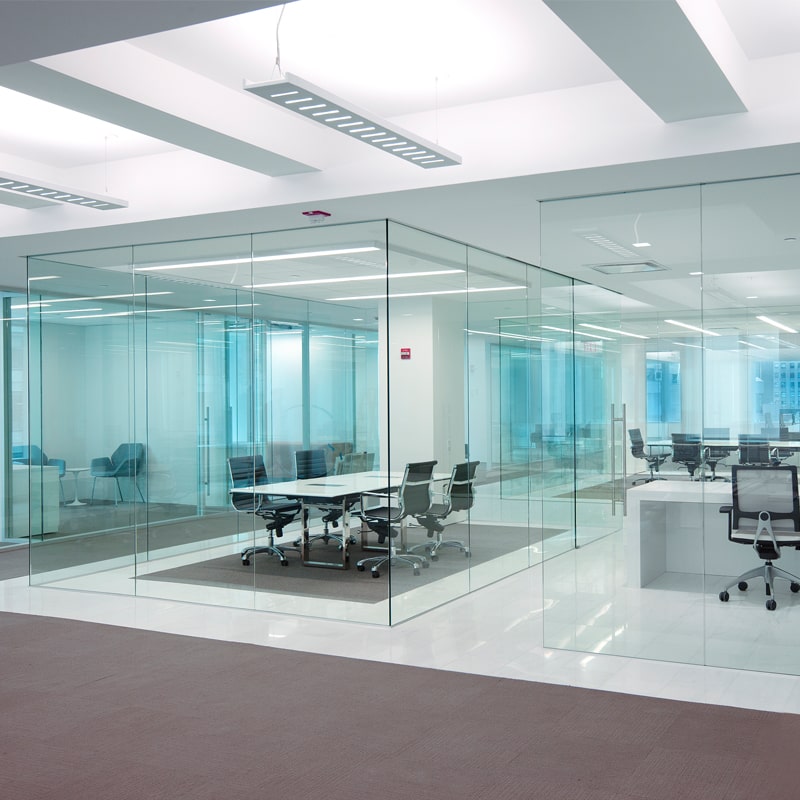 glass partition in dubai