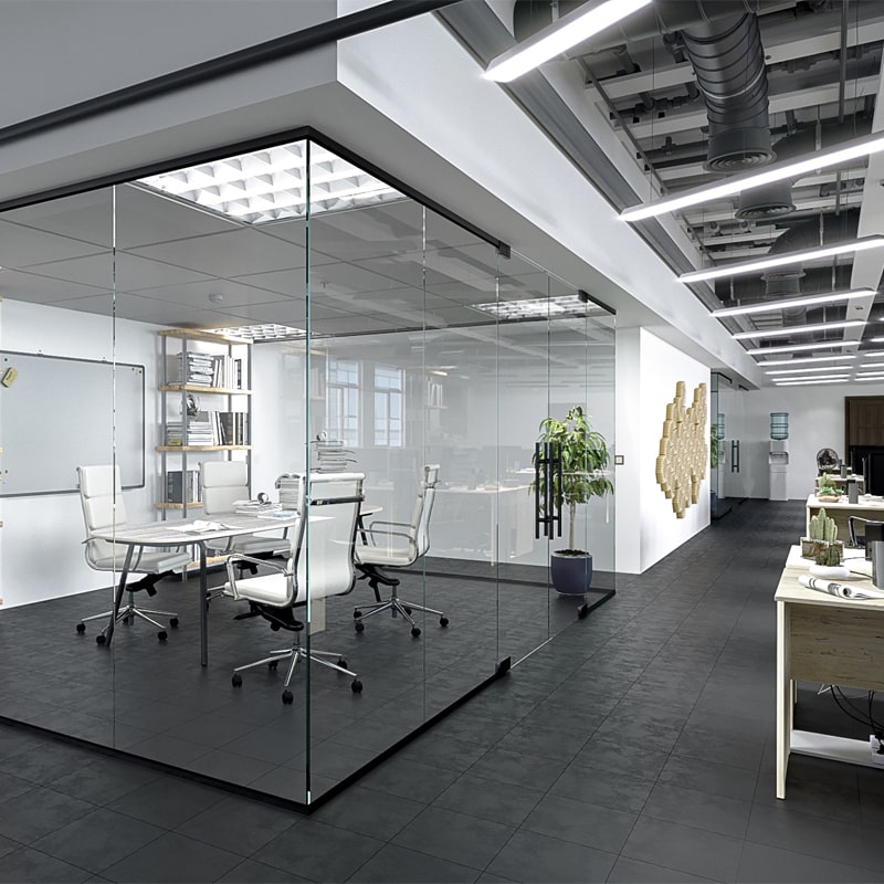 office glass partition in dubai