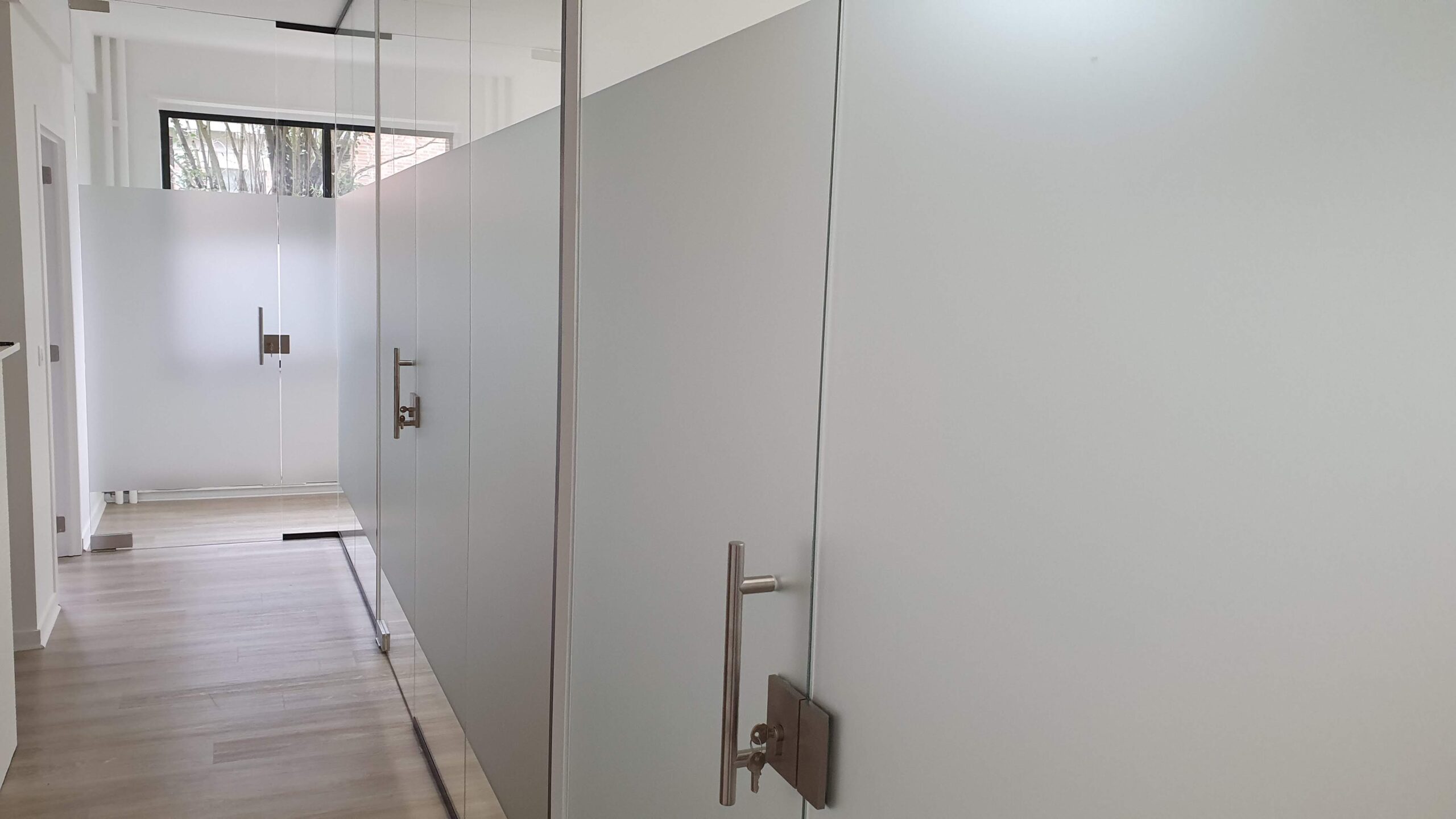 frosted glass