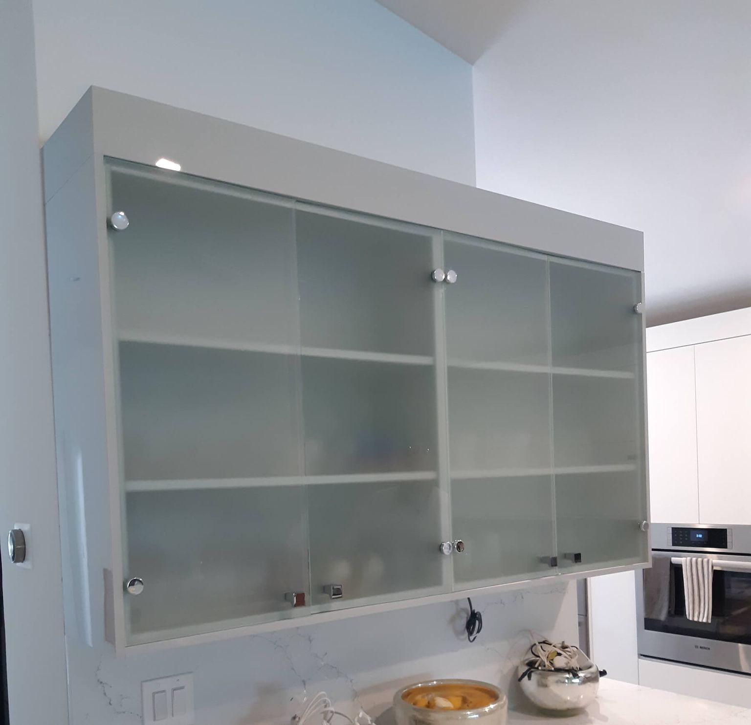 kitchen glass installation